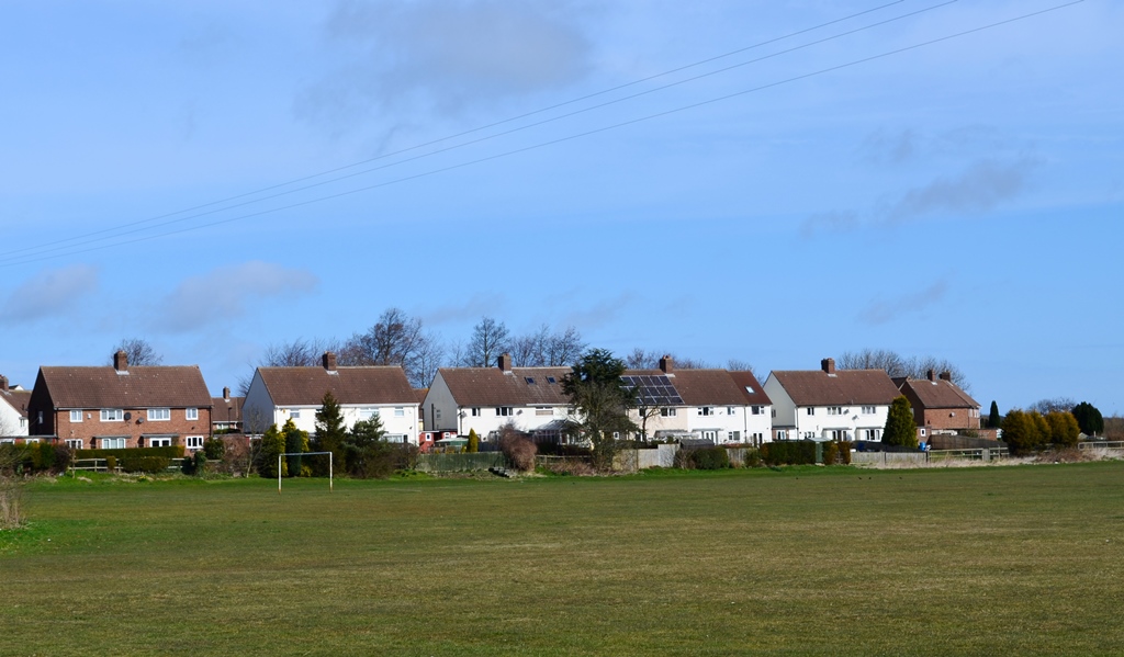 Sycamore Avenue from the recreation ground
